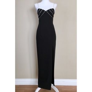Vintage 90’s black formal gown